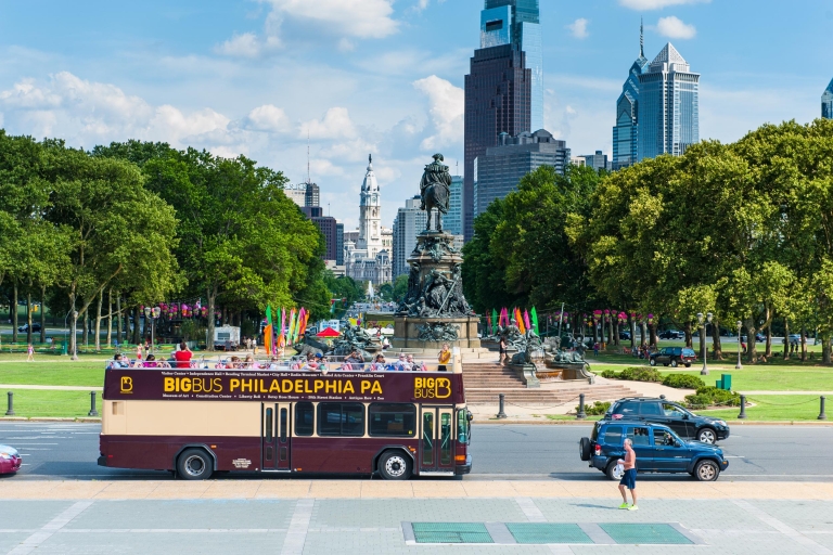 Philadelphia: dubbeldekker sightseeing bustourTicket voor 1 dag