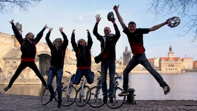 prague highlights smallgroup bike tour with private option