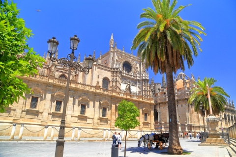 Seville: Cathedral, Giralda & Alcazar Entry With Guided Tour Seville: Cathedral & Alcazar Entrance w/ Tour in French