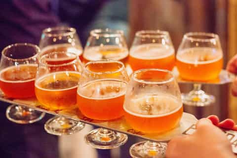 Saigon Craft Beer Tour with Food Pairings on Vintage Vespa