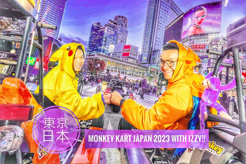 Beste gokart ervaring in Shibuya kruising met iconische foto