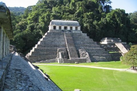 De San Cristóbal: excursion d'une journée à Agua Azul et Palenque