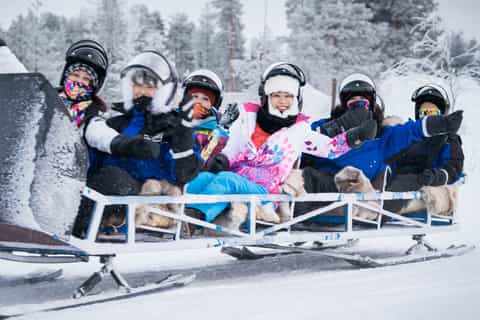 rovaniemi santas sleigh ride around the arctic circle