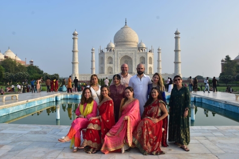 Au départ d'Agra : Visite du Taj Mahal avec le Fort d'Agra et Fatehpur SikriVoiture avec chauffeur, guide, billets d'entrée aux monuments et déjeuner