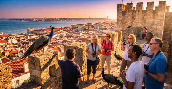 Lisbon: Small-Group Walking Tour & Castle Tickets