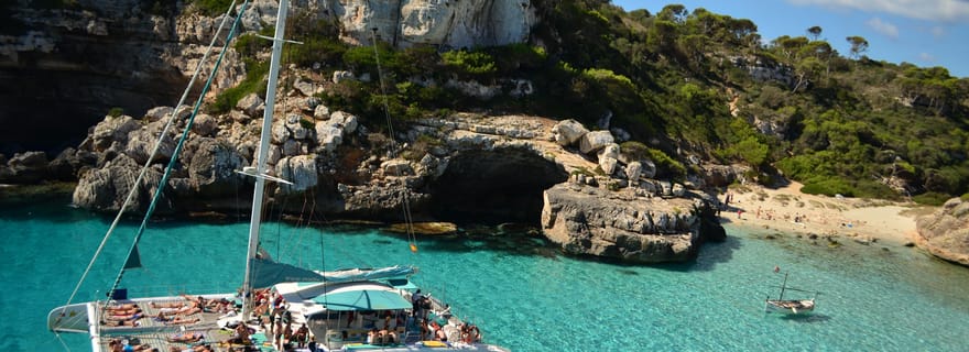 Colònia de San Jordi : croisière en catamaran vers Es Trenc