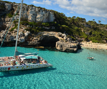 From Colònia de San Jordi : Catamaran Cruise to Es Trenc