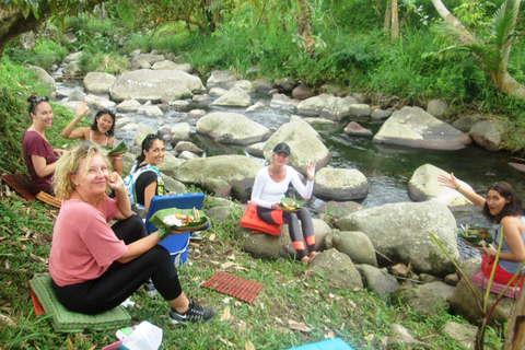 Bali: Tour di un giorno intero in bicicletta e trekking a JatiluwihBali: tour in bicicletta elettrica e trekking a Jatiluwih