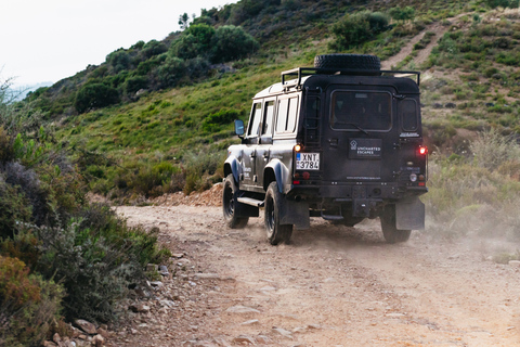 Chania: Off-Road-tur vid solnedgången med vinprovning