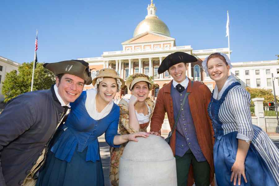 Rundgang entlang des Boston Freedom Trail Walk Into History®. Foto: GetYourGuide