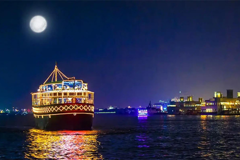 Doha: Sonnenuntergang/Serenade, traditionelle Dau-Bootsfahrt, Dinner-BootsfahrtLuxuriöse Dinner-Bootsfahrt mit Pick &amp; Drop-Service