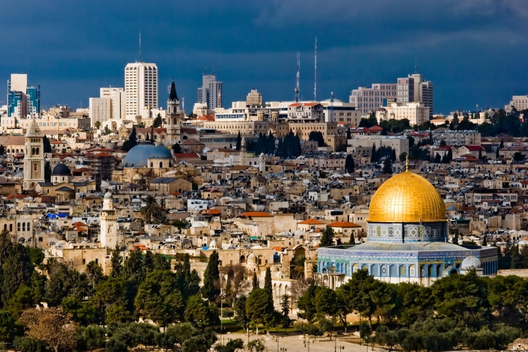 Desde Tel Aviv: tour por la Antigua y la Nueva JerusalénTour en inglés