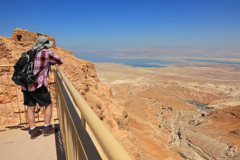 Jeruzalem: dagtocht naar Masada & Dode Zee met ophaalserviceTour in het Frans