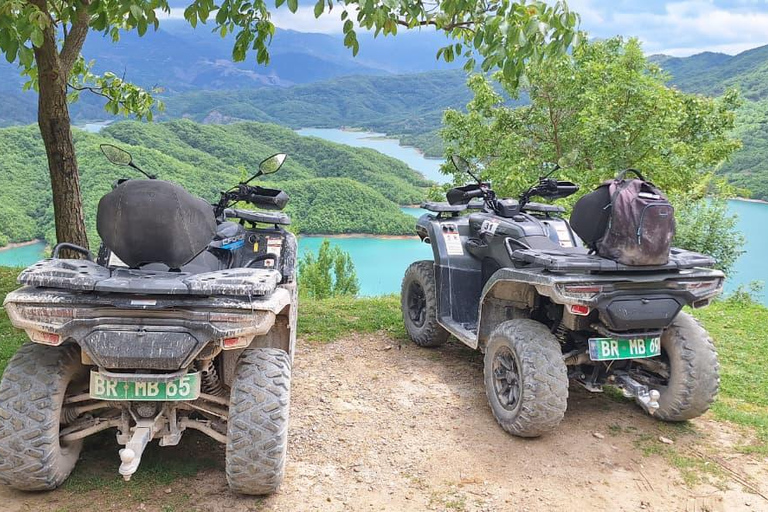 Tirana: Off-Road ATV Adventure to Bovilla Canyon & Viewpoint Bovilla Lake – Single Ride (1 People / 1 Quad Bike)