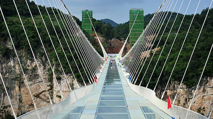 private tour of zhangjiajie grand canyon with glass bridge