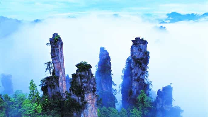 private trip of zhangjiajie national park and glass bridge