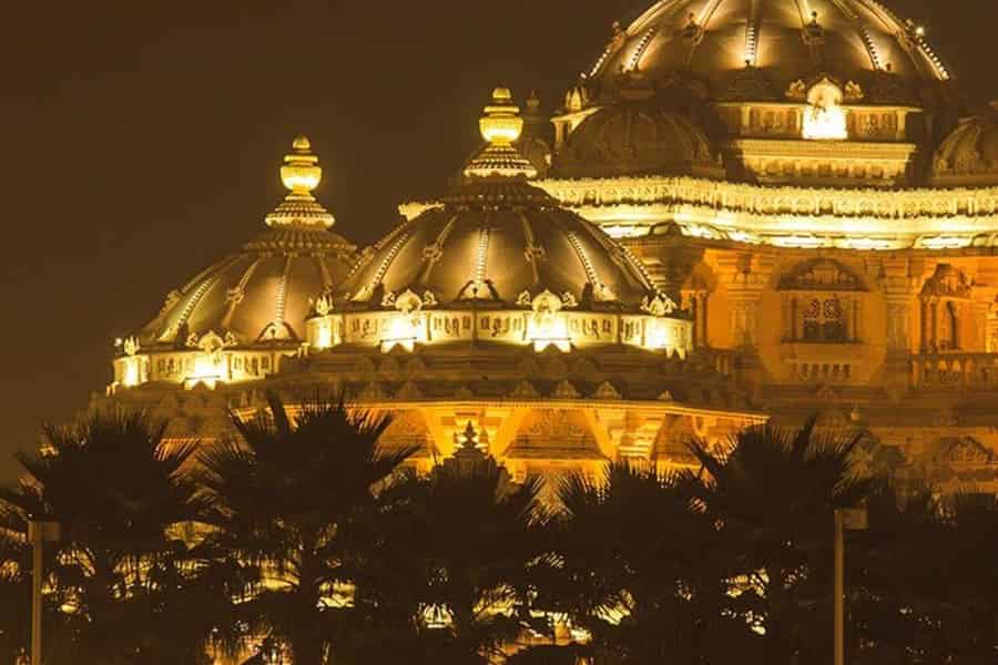 Delhi: Akshardham 2-stündige geführte Abend-Licht- & Sound-Show. Foto: GetYourGuide Delhi: Akshardham 2-stündige geführte Abend-Licht- & Sound-Show. Foto: GetYourGuide