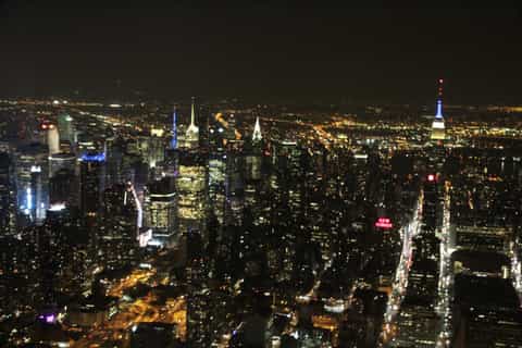 city lights experience helicopter tour over nyc by night
