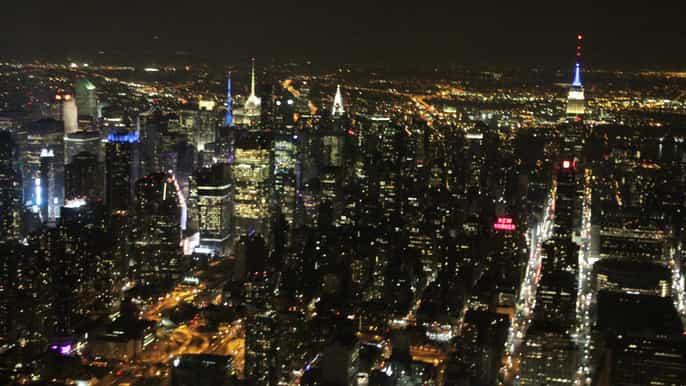 city lights experience tour en helicóptero por ny de noche