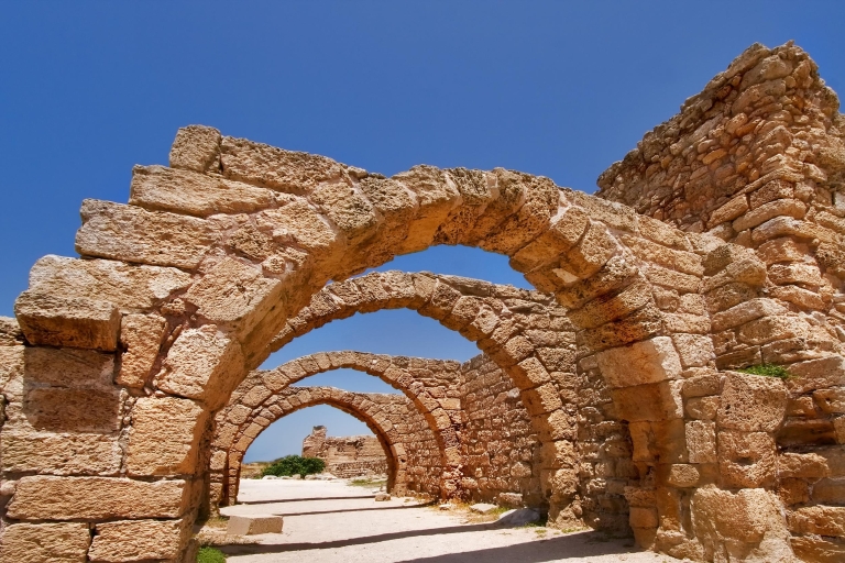 Cezarea, Hajfa i Akka: całodniowa wycieczka z JerozolimyWycieczka w j. francuskim