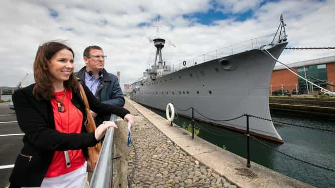 hms caroline and 2day city tour pass