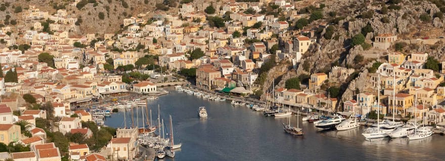 Au départ de Rhodes : Excursion en bateau vers l'île de Symi avec transfert à l'hôtel