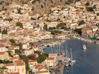 Ab Rhodos: Bootsausflug zur Insel Symi mit Hoteltransfer Ab Rhodos: Bootsausflug zur Insel Symi mit Hoteltransfer