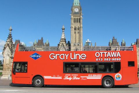 Ottawa: Hop-On Hop-Off Guided City Tour Day Ticket