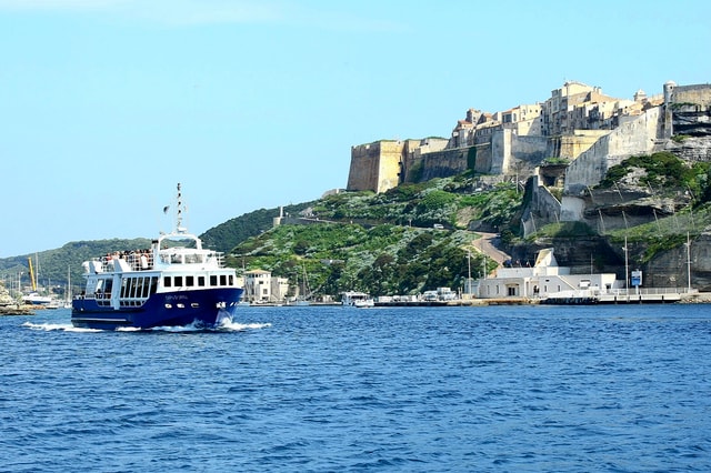 Visit From Ajaccio or Porticcio Day Trip to Bonifacio by Boat in Bonifacio