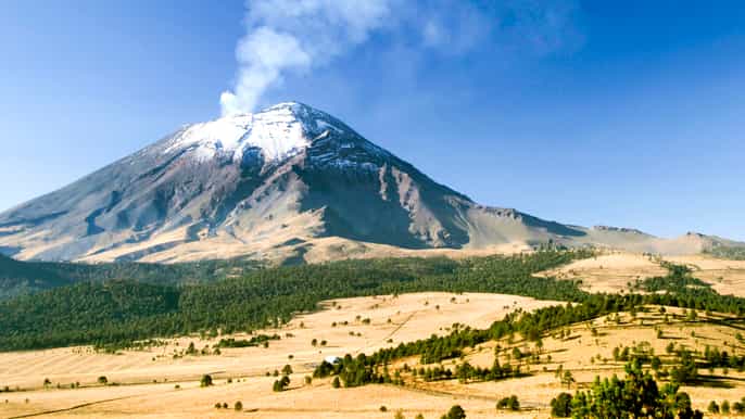 desde méxico df senderismo de día completo por un volcán