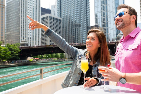 Chicago: Crociera fluviale con Brunch, Pranzo o Cena Gourmet