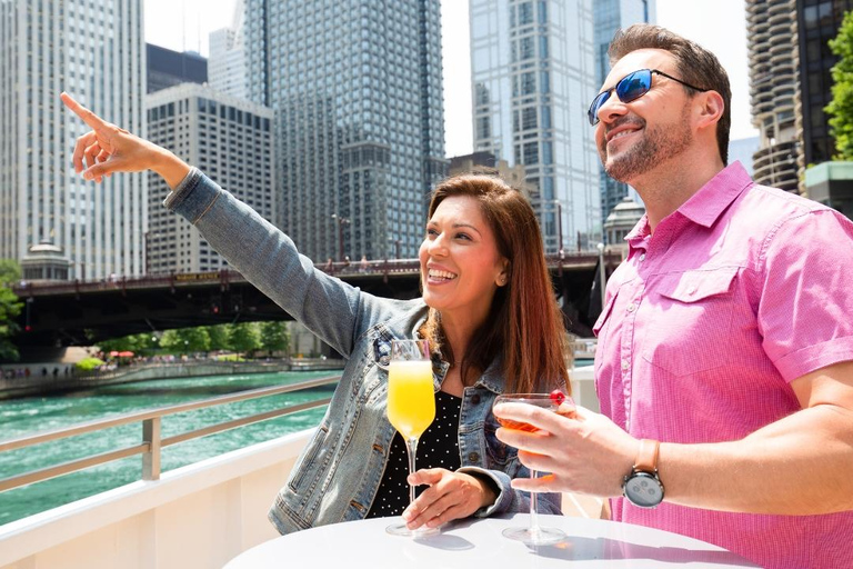 Chicago : brunch gastronomique, déjeuner ou dîner-croisière fluvialeCroisière avec déjeuner