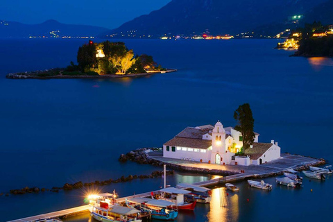 Kavos: Corfu Old Town Night Tour with Transfer