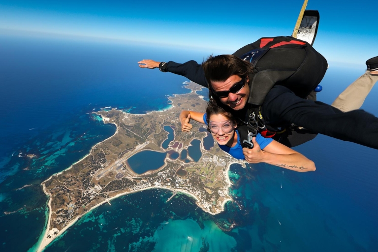 Rottnest Island : saut en parachute en tandemSaut en tandem à 10 000 pieds sur l'île de Rottnest