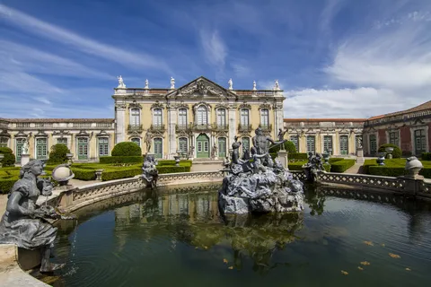 Från Lissabon: Sintra-tur med entré till Queluz-palatset