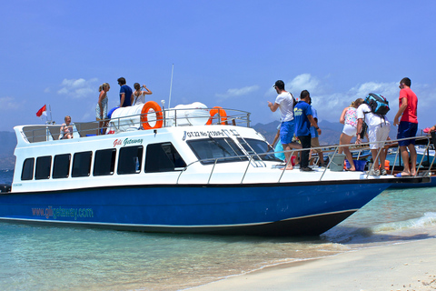 Traslado en lancha rápida entre Bali y Gili TrawanganLancha rápida de Gili Trawangan a Bali