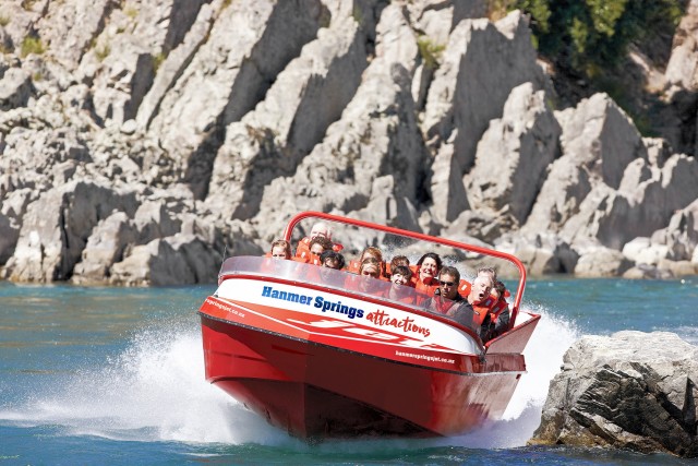 Visit Hanmer Springs Jet Boat and Bungy Jump Combo in Hanmer Springs