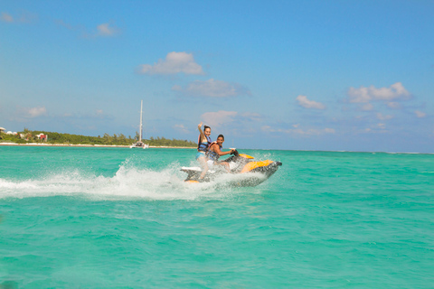 Från Cancún: Äventyr med fyrhjuling och jetskiÄventyr med fyrhjuling och jetski - kör på egen hand