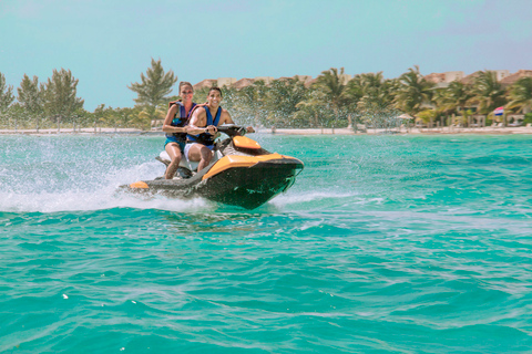 Depuis Cancun : aventure en quad et jet skiJet ski individuel et quad