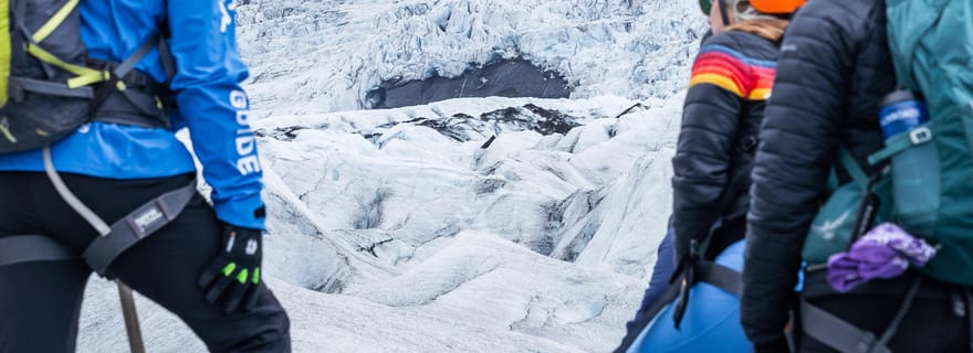 Vatnajökull : Petite randonnée à la rencontre des glaciers avec transfert en 4x4