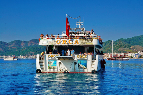 Depuis Marmaris : excursion en bateau d'une journée à Dalyan