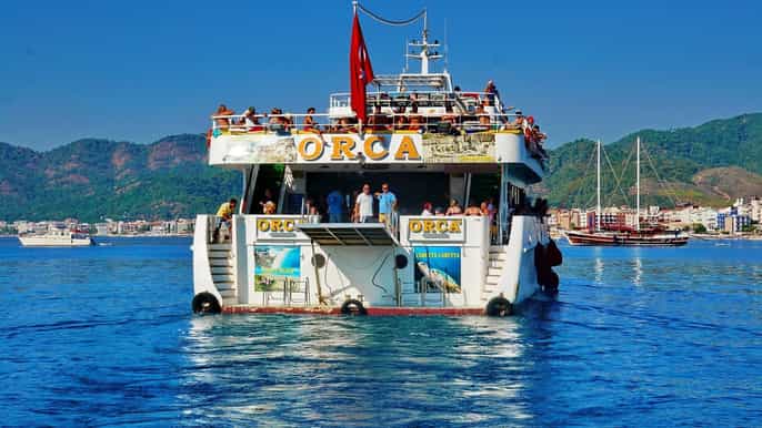 passeio de barco de dia inteiro em dalyan saindo de marmaris