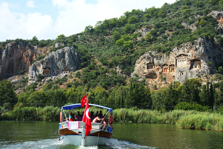 Depuis Marmaris : excursion en bateau d'une journée à Dalyan