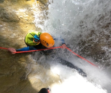 La plagne: introductory canyon at Eau Rousse