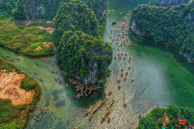 Hanoi: Thai Vi Temple or Tam Coc & Mua Cave & Hoa Lu & Cycle Hanoi: Ninh Binh, Hoa Lu, Tam Coc, Mua Cave, Buffet & Cycle