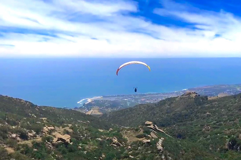 Aventure en parapente tandem entre les collines et la plage de Malibu