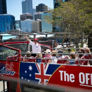 Perth Hop-on Hop-Off Bus Tour with Bell Tower Entry Ticket