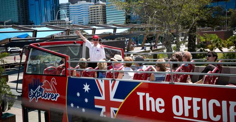Perth Hop on Off Bus Tour with Bell Tower Entry Ticket