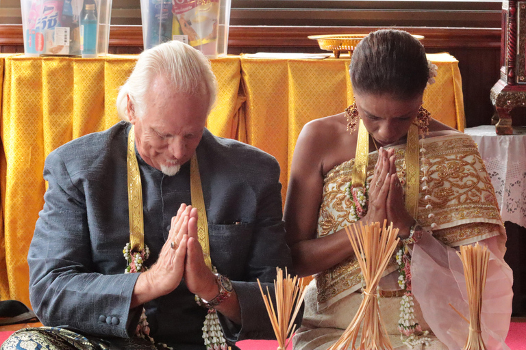 曼谷泰式佛教婚礼仪式及照片拍摄