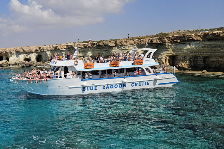 Ayia Napa: Blue Lagoon &amp; Schildpaddencruise met optionele lunch